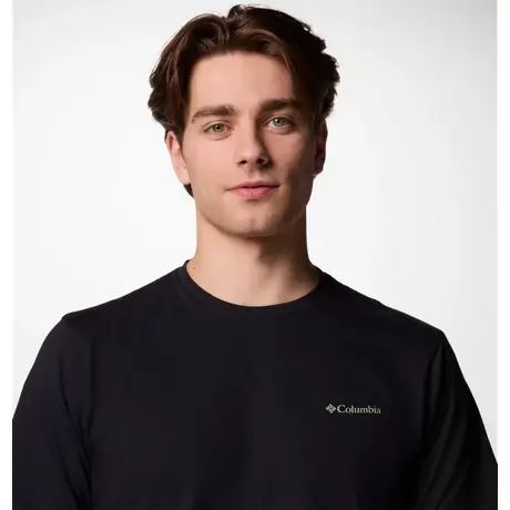 Κοντομάνικο Columbia Ανδρικό North Cascades™ SS Tee Black/Pasteled Frame