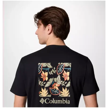 Κοντομάνικο Columbia Ανδρικό North Cascades™ SS Tee Black/Pasteled Frame