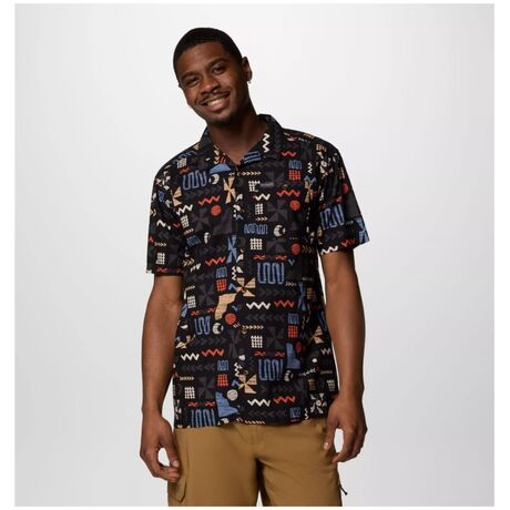Πουκάμισο Columbia Ανδρικό Pine Canyon™ Short Sleeve Black Outer Bounds