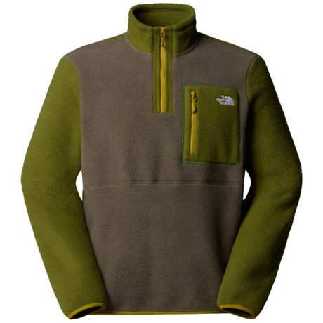 Μπλούζα Fleece The North Face Ανδρική Yumiori 1/4 Zip New Taupe Green/Woodland Green/Deep Dijon
