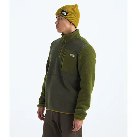 Μπλούζα Fleece The North Face Ανδρική Yumiori 1/4 Zip New Taupe Green/Woodland Green/Deep Dijon