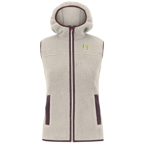 Αμάνικο Fleece Karpos Γυναικείο Moiazza Retro Hoodie W Vest Oat/Huckleberry