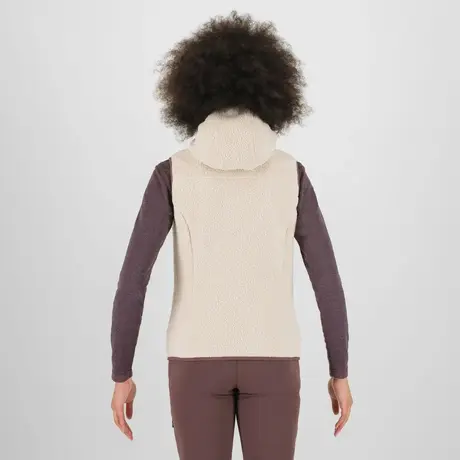 Αμάνικο Fleece Karpos Γυναικείο Moiazza Retro Hoodie W Vest Oat/Huckleberry