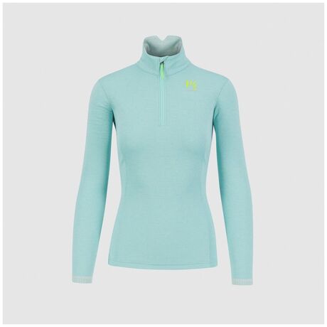 Μπλούζα Fleece Karpos Γυναικεία Pizzocco 1/2 Zip Aqua Sky
