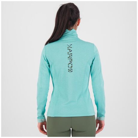 Μπλούζα Fleece Karpos Γυναικεία Pizzocco 1/2 Zip Aqua Sky