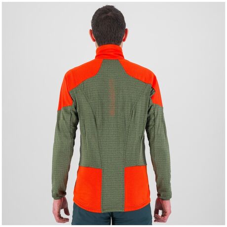 Ζακέτα Fleece Karpos Ανδρική Puez Thyme/Spicy Orange