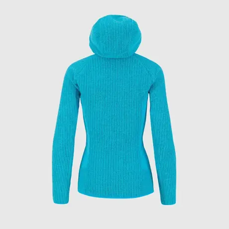 Ζακέτα Fleece Karpos Γυναικεία Rocchetta Hoodie Blue Atoll