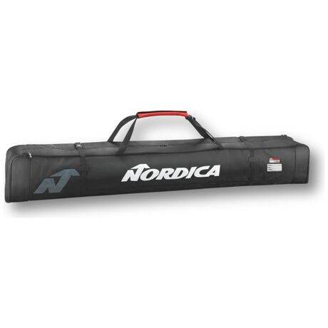 Θήκη Για Πέδιλα Σκι Nordica Single Ski Bag (Eco Fabric) Black/White/Red