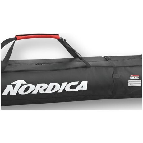 Θήκη Για Πέδιλα Σκι Nordica Single Ski Bag (Eco Fabric) Black/White/Red