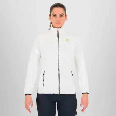 Ζακέτα Fleece Karpos Γυναικεία Vertice Bright White
