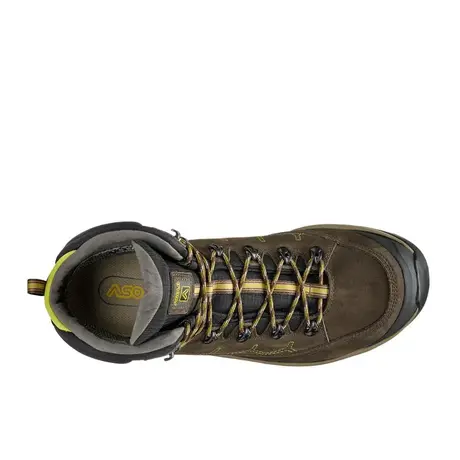 Ορειβατικό Μποτάκι Gore-Tex Asolo Ανδρικό Falcon Evo GV Dark Brown/Lime