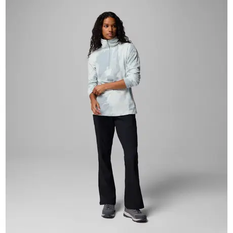 Μπλούζα Fleece Columbia Γυναικεία Glacial IV Print 1/2 Zip Crushed Blue/Snowflight Tonal