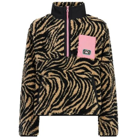 Μπλούζα Fleece Protest Παιδική PrtDenica JR 1/4 Zip Active Top Bamboo Beige