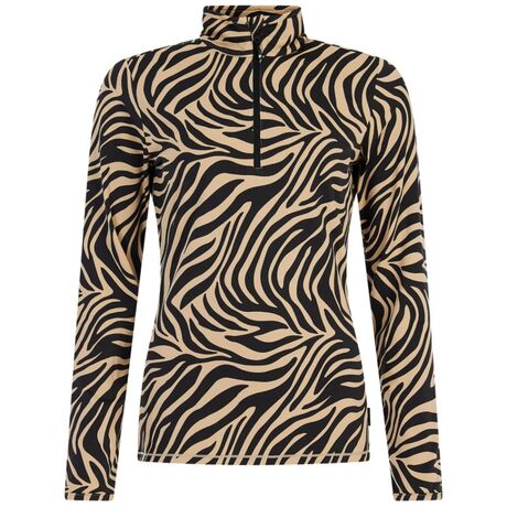 Μπλούζα Fleece Protest Γυναικεία PrtEsher 1/4 Zip Active Top Bamboo Beige