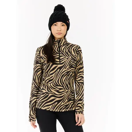 Μπλούζα Fleece Protest Γυναικεία PrtEsher 1/4 Zip Active Top Bamboo Beige