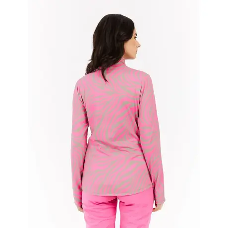 Μπλούζα Fleece Protest Γυναικεία PrtEsher 1/4 Zip Active Top Foxy Pink