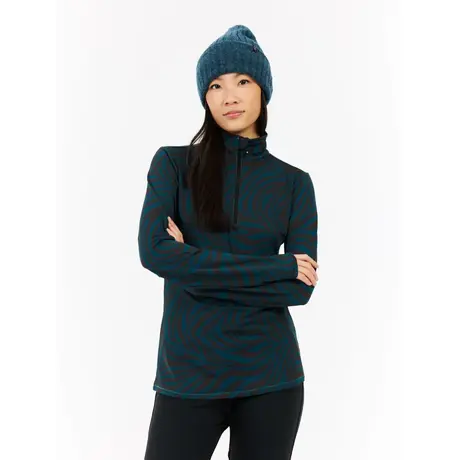 Μπλούζα Fleece Protest Γυναικεία PrtEsher 1/4 Zip Active Top Rainstorm Blue