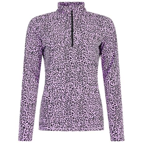 Μπλούζα Fleece Protest Γυναικεία PrtEsher 1/4 Zip Active Top Thistle Purple