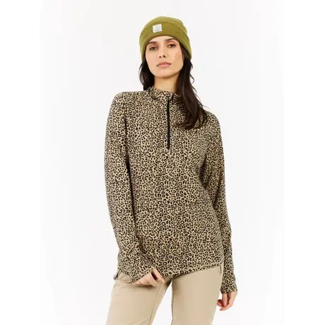 Μπλούζα Fleece Protest Γυναικεία PrtEsher 1/4 Zip Active Top True Black