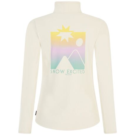 Μπλούζα Fleece Protest Γυναικεία PrtGentle 1/4 Zip Active Top Kit OffWhite