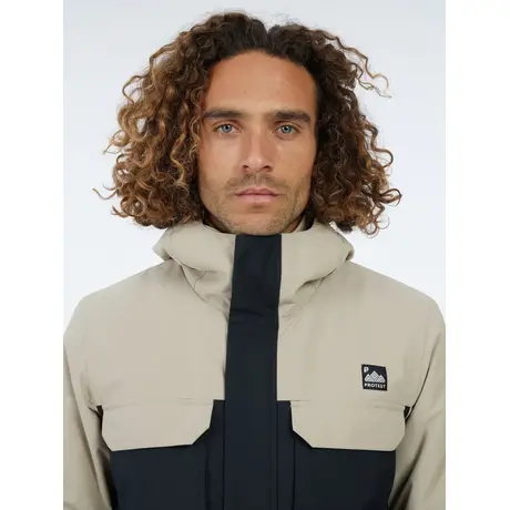 Μπουφάν Protest Ανδρικό PrtKajo Snowjacket Bamboo Beige