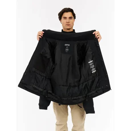 Μπουφάν Protest Ανδρικό PrtKajo Snowjacket True Black
