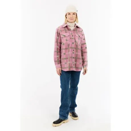 Πουκάμισο Fleece Protest Γυναικείο PrtLuv Outdoor Jacket Vintage Pink