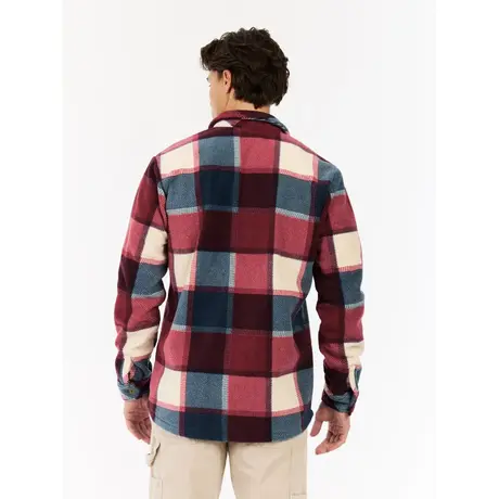 Πουκάμισο Fleece Protest Ανδρικό PrtMitchel Velvet Red