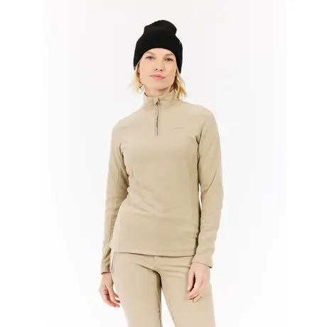 Μπλούζα Fleece Protest Γυναικεία PrtRemutez 1/4 Zip Active Top Bamboo Beige