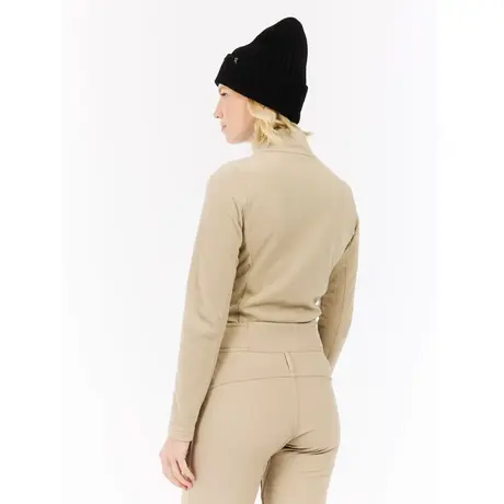 Μπλούζα Fleece Protest Γυναικεία PrtRemutez 1/4 Zip Active Top Bamboo Beige