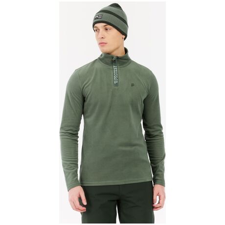 Μπλούζα Fleece Protest Ανδρική PrtReperfecto 1/4 Zip Active Top Aspen Green