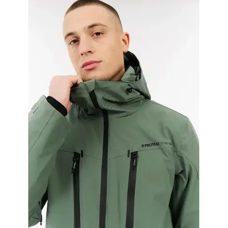 Μπουφάν Protest Ανδρικό PrtTimothy SnowJacket Aspen Green