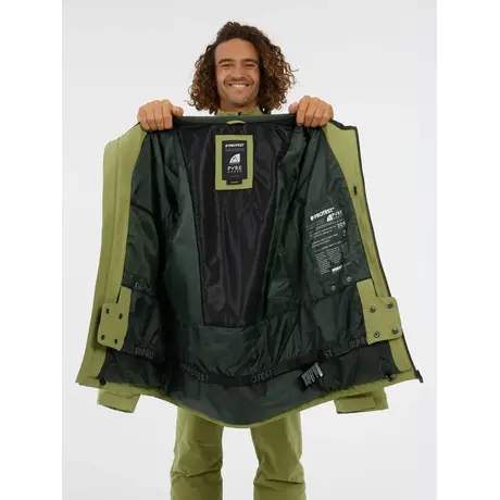 Μπουφάν Protest Ανδρικό PrtTimothy SnowJacket Herbal Green