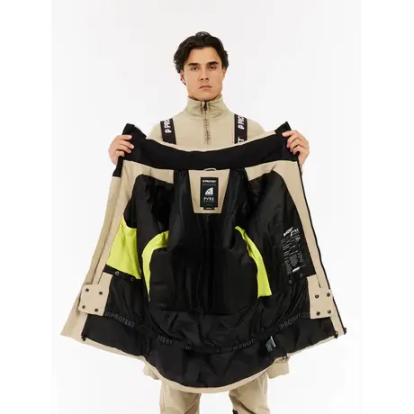 Μπουφάν Protest Ανδρικό PrtWest SnowJacket Bamboo Beige