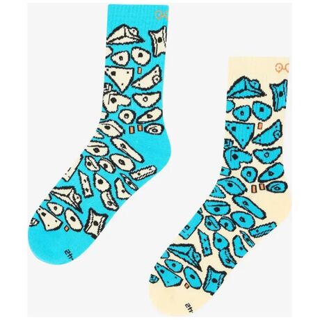 Κάλτσες Y&Y Unisex Rock Socks Spray Wall Blue