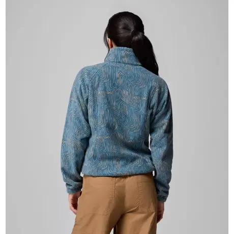 Ζακέτα Fleece Columbia Γυναικεία Benton Springs Printed Everblue Flowfalls