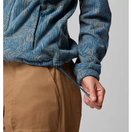 Ζακέτα Fleece Columbia Γυναικεία Benton Springs Printed Everblue Flowfalls