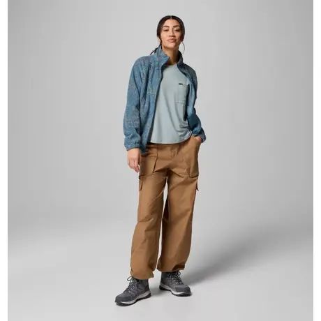 Ζακέτα Fleece Columbia Γυναικεία Benton Springs Printed Everblue Flowfalls