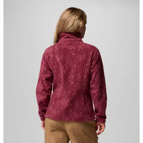 Ζακέτα Fleece Columbia Γυναικεία Benton Springs Printed Rich Wine Flowfalls