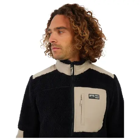 Ζακέτα Fleece Protest Ανδρική PrtBleaker Outdoor Top True Black