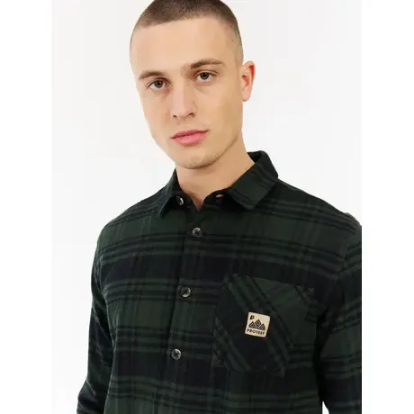 Πουκάμισο Protest Ανδρικό PrtLunder Kale Green