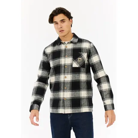 Πουκάμισο Protest Ανδρικό PrtLunder Outdoor Overshirt True Black