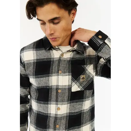 Πουκάμισο Protest Ανδρικό PrtLunder Outdoor Overshirt True Black
