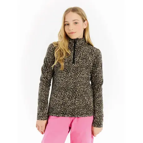 Μπλούζα Fleece Protest Παιδική PrtRemissy JR 1/4 Zip Active Top True Black