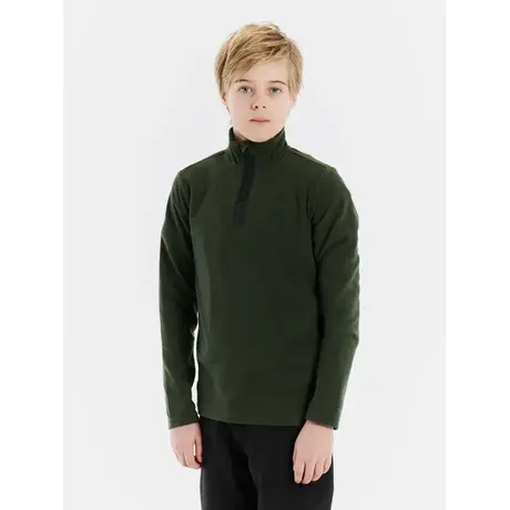 Μπλούζα Fleece Protest Παιδική Reperfecty JR 1/4 Zip Active Top Kale Green