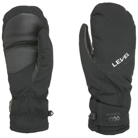 Alpine Mitten Black Γάντια Σκι Χούφτες Level