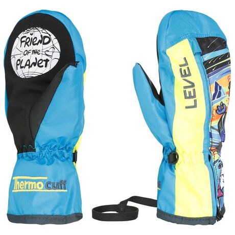 Γάντια Χούφτες Level Παιδικά Dudy Mitten Light Blue