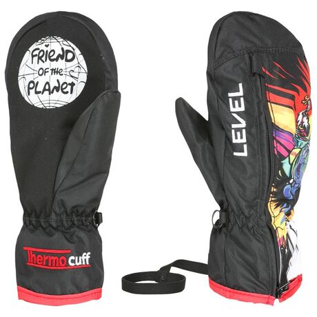 Γάντια Χούφτες Level Παιδικά Dudy Mitten PK Black