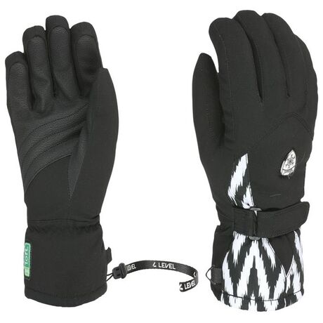 Γάντια Σκι Level Γυναικεία Hero Glove Black/White