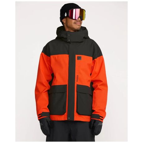 Μπουφάν Volcom Ανδρικό Kleveland Jacket Mauve Orange Shock